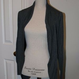 Mossimo Gray Cocoon Open Front Cardigan Size XL